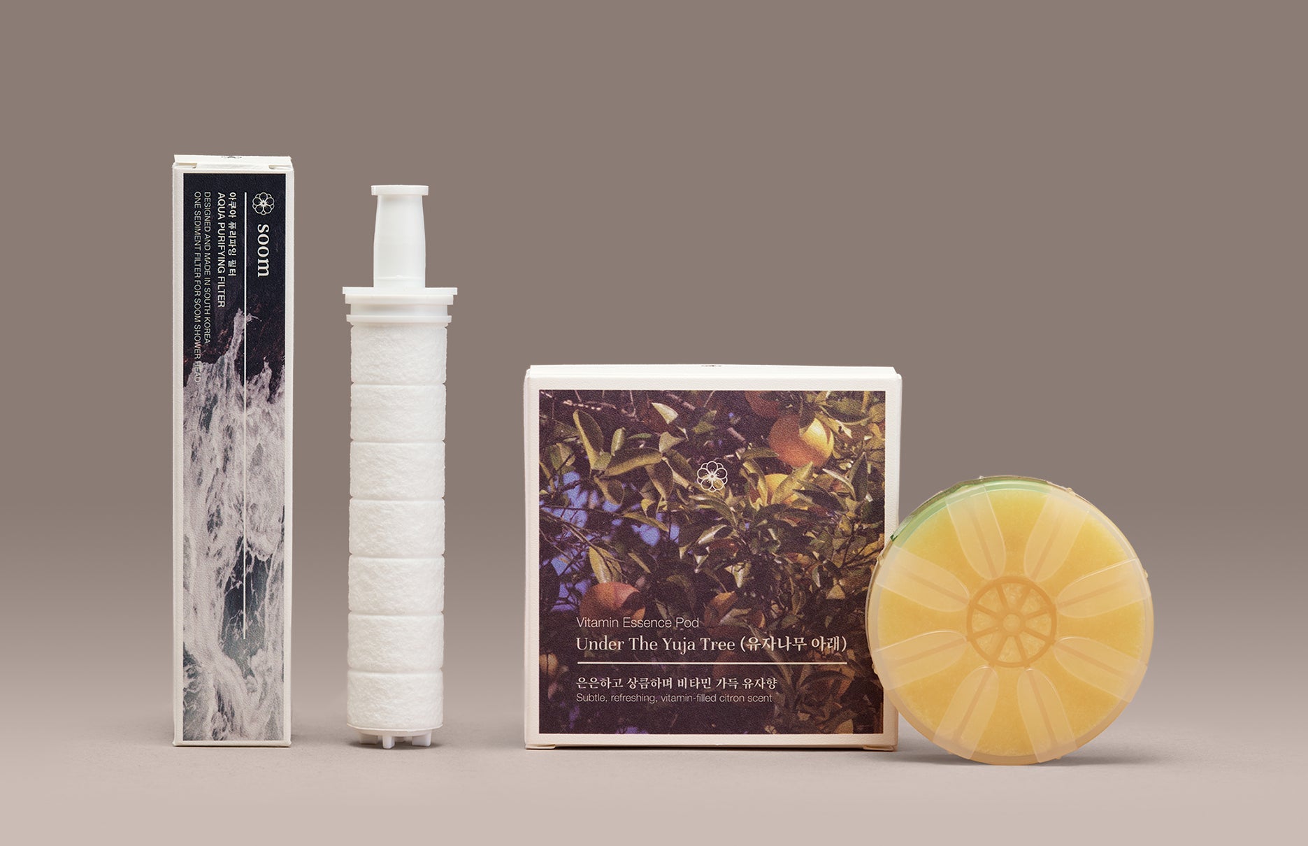 Vitamin Essence Pod & Aqua Purifying Filter Collection - Soom Shower
